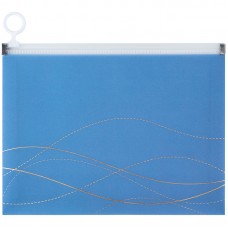Папка Axent 1498-41-A Waves-2 A5+ zip-lock,на блиск.