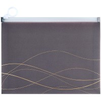 Папка Axent 1498-43-A Waves-4 A5+ zip-lock,на блиск.