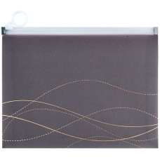 Папка Axent 1498-43-A Waves-4 A5+ zip-lock,на блиск.