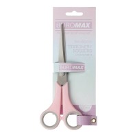 Ножиці офісн. Buromax Pastel BM.4504-10 17см гумові вставки(12)