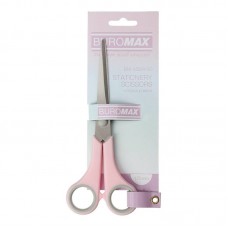 Ножиці офісн. Buromax Pastel BM.4504-10 17см гумові вставки(12)