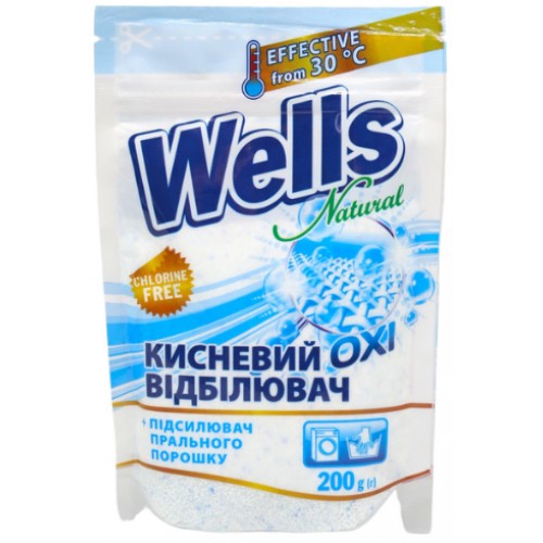 Відбілювач Wells порошковий 200г 0747