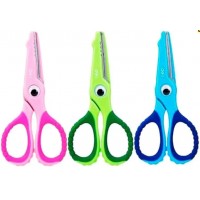 Ножиці дит. "Deli" №6071E 13,4см Кроко безпечні(12)