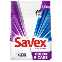 Прал. порошок 2,25кг автомат "Savex" Premium Color(6)