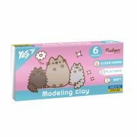 Пластилін "Yes" Pusheen 6 кольор. 120гр №540651(40)