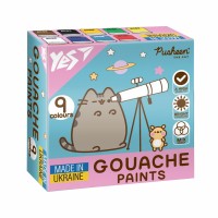 Гуаш "Yes" Pusheen 9кольор. 20мл №230401(24)