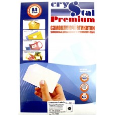 Етикетки самокл. Crystal Premium А4/21 70х42,4 7083(100)