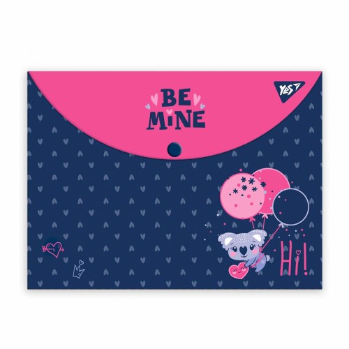 Папка-конверт "Yes" №492011 А4 "Hi, koala!" на кнопці(12)(120)