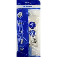 Подовжувач Panasonic 3гнізда 2м+зазем. захисні шторки 16A сірий TB04322GR
