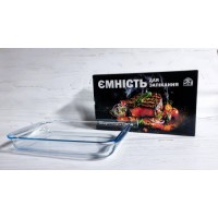 Форма для запікання 29х17х5см скло прямокут. 50010-02/S&T/(12)