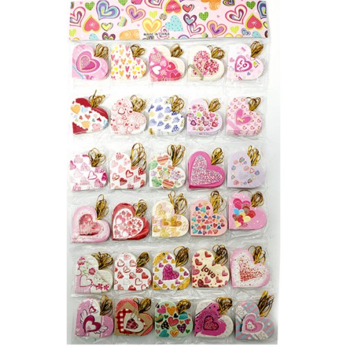 Валентинка 6,5х4см мікс №66-7/462024/МХ5875(8)(240)