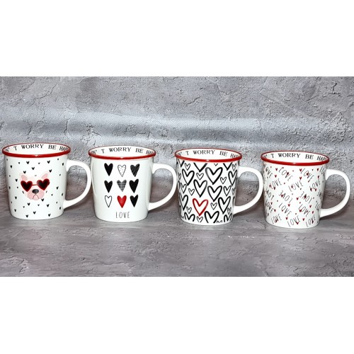 Чашка керам. 320мл "Real Love" №4160-64/S&T/(12)(48)