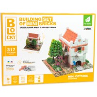 Конструктор з міні цеглинок Strateg Міні-Котедж,317дет.,в кор-ці 31002(5)