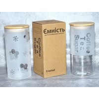Банка для сип. прод. скло "Frosted" 1,5л №7029-16/S&T/(12)