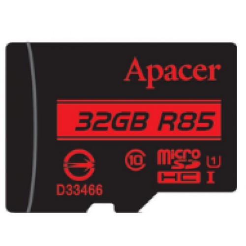 Карта пам`яті 32Gb Micro-SDHC (UHS-1) Apacer R85MB/s class10 5825