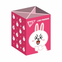 Стакан для ручок Yes 450107 Line Friends картон(1)(40)