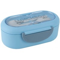 Ланч бокс пласт. "Kite" 1000мл з розділювачем,блакитний №K23-185-2(60)