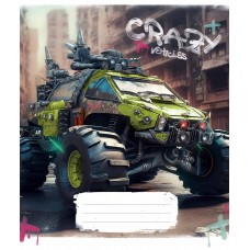 Зошит 36арк. кліт. Школярик Monster trucks ВД-лак 036-3283K(20)(120)