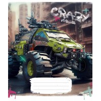 Зошит 48арк. кліт. Школярик Monster trucks ВД-лак 048-3283K(10)(100)