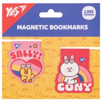 Закладка магніт. Yes 708108 Line Friends Sally and Cony 2шт