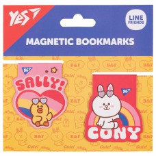 Закладка магніт. Yes 708108 Line Friends Sally and Cony 2шт