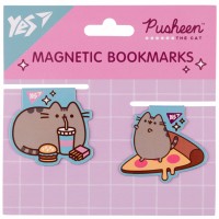 Закладка магніт. "Yes" №708104 Pusheen food 2шт(10)(50)