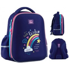 Ранець каркасний GoPack Education Cute Rainbow 1від.,3карм. GO24-165M-1