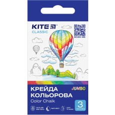 Крейда кольор. Kite K-077 3кольор. Jumbo Classic(20)(120)