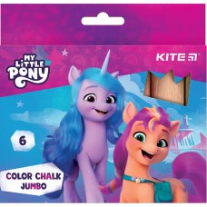 Крейда кольор. Kite LP24-073 6кольор. Jumbo Little Pony(20)(60)