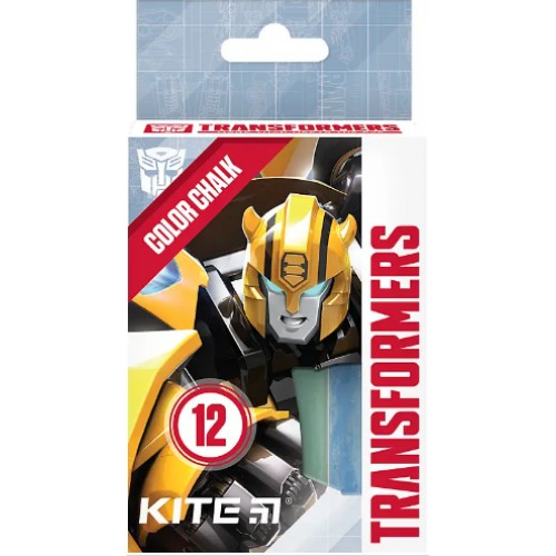 Крейда кольор. Kite TF24-075 12шт Transformers(12)(288)