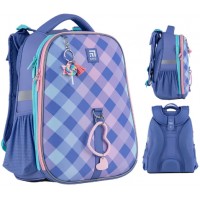 Ранець каркасний Kite Education 531 Purple Chequer 2від.,2карм. K24-531M-2