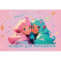 Альбом для малюв. на скобі 20/100 A4 з перфор. (для дівчаток) 130560/Yes/(6)(132)