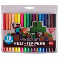 Фломастери Yes 18кольор. Minecraft 650549(12)(144)