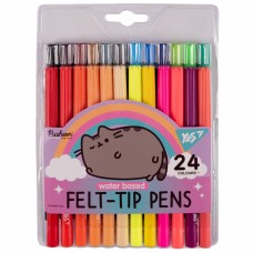 Фломастери Yes 24кольор. Pusheen rainbow 650555(12)(96)