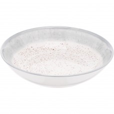 Тарілка супова керам. "Ardesto Siena" 20см,біло-сірий №AR2920SW(6)(36)