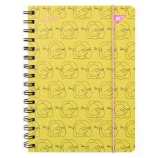 Блокнот пруж. A5 80арк. Hey Helly з гумкою 151837/Yes/(1)(10)(20)