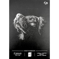 Скетчбук A6 20арк. б/лін. Animals sketchbook two,пес 87034/Profiplan/(20)