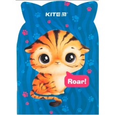 Блокнот А5 48арк. м'яка обкл. Roar cat №K24-461-1/Kite/(10)
