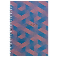 Блокнот пруж. A5 96арк. тв.обкл. 8032-27-A/Axent/