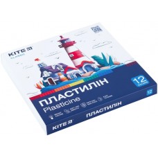 Пластилін "Kite" Classic 12 кольор. 240гр №K-1086