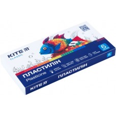 Пластилін "Kite" Classic 6 кольор. 120гр №K-081