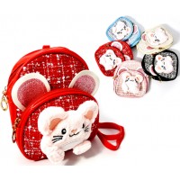 Рюкзак дошкільн. з мишкою на кишені 17х16см 2від. №970717