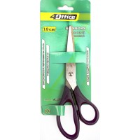 Ножиці офісн. "4Office" №4-438 18см(12)