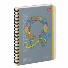 Зошит пруж. A4 144арк. пласт. обкл. Notebook UA 681943/Yes/(3)