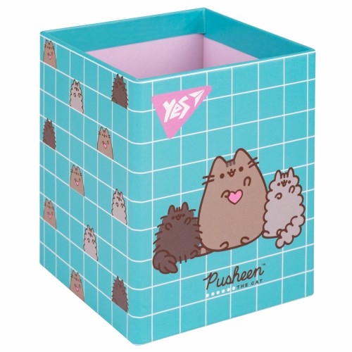 Стакан для ручок "Yes" №708216 "Pusheen" картон.