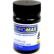 Туш для креслення Buromax BM.8397-02 50мл чорна