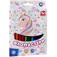 Фломастери 12кольор. Unicorn 314022003