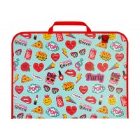 Портфель "Maxi" №MX30003-03 А3 пласт. Boho(20)
