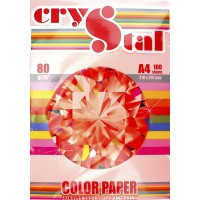 Папір кольор. А4 80г/м неон Crystal Color Paper Neon Pink 342 (рожевий)(100)