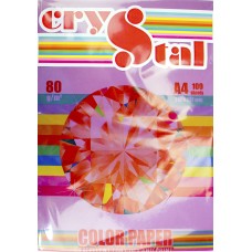 Папір кольор. А4 80г/м темн. Crystal Color Paper Raspberry 44A (т.-малиновий)(100)